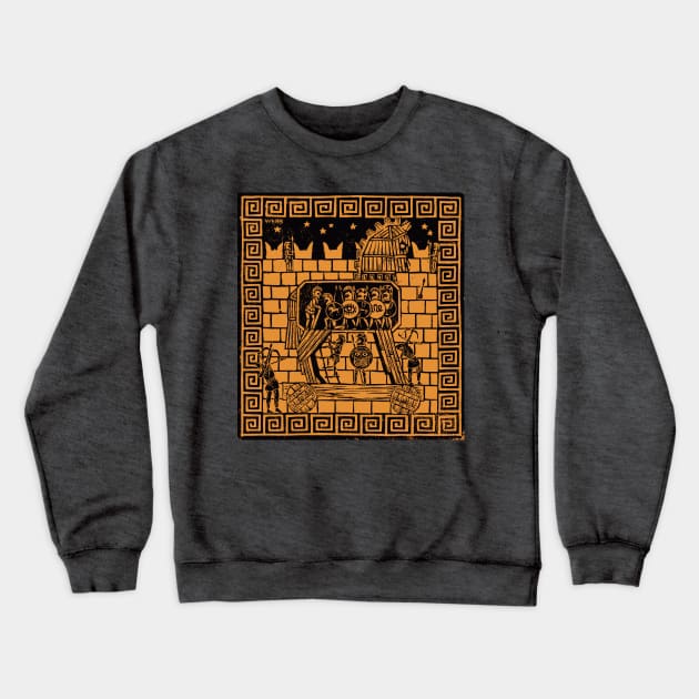 Trojan Horse Crewneck Sweatshirt by WonderWebb